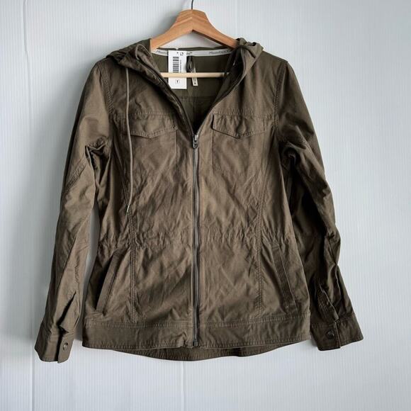 Kuhl Stryka jacket utility jacket olive green size small hooded - Picture 3 of 12